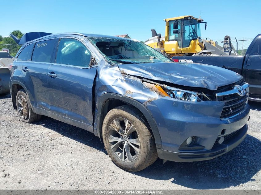 5TDJKRFH0GS237823 2016 TOYOTA HIGHLANDER - Image 1