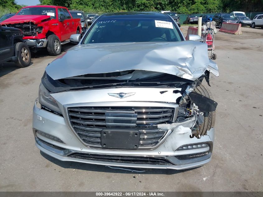 2018 Genesis G80 3.8 VIN: KMHGN4JE7JU238354 Lot: 39642922