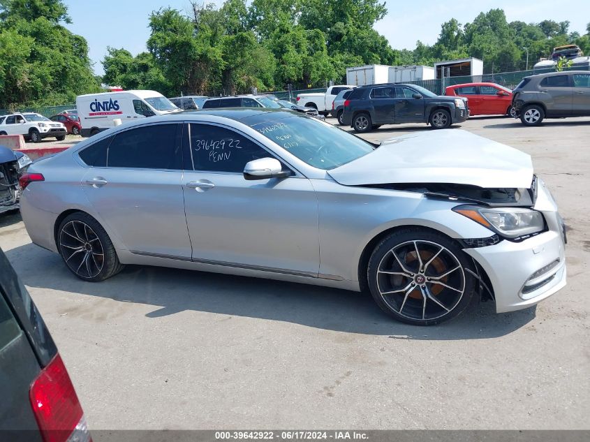 2018 Genesis G80 3.8 VIN: KMHGN4JE7JU238354 Lot: 39642922