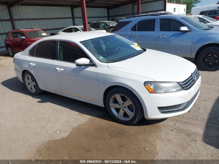 2013 Volkswagen Passat 2.5L Se VIN: 1VWBP7A31DC051708 Lot: 39642923