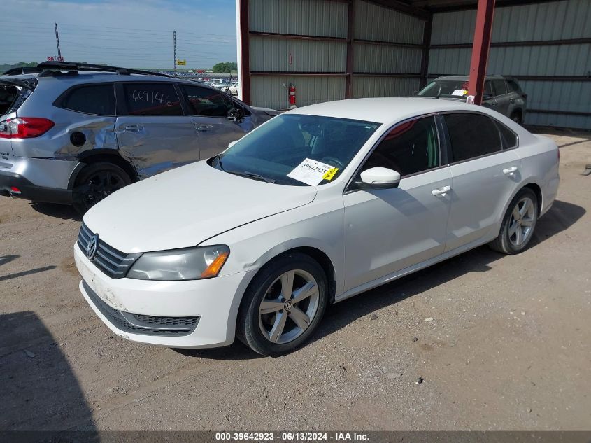 2013 Volkswagen Passat 2.5L Se VIN: 1VWBP7A31DC051708 Lot: 39642923