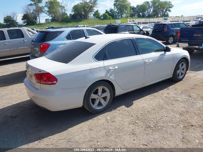 2013 Volkswagen Passat 2.5L Se VIN: 1VWBP7A31DC051708 Lot: 39642923