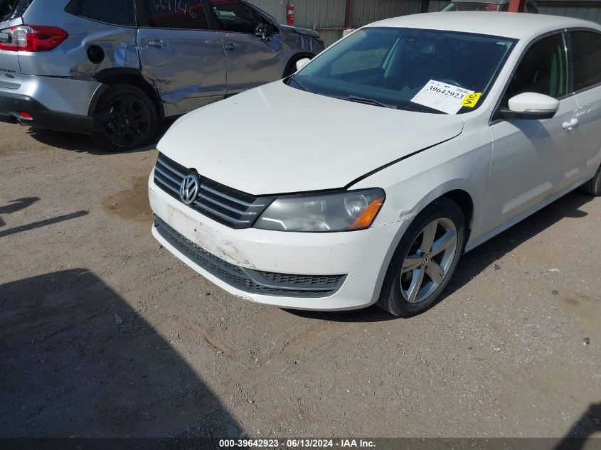 2013 Volkswagen Passat 2.5L Se VIN: 1VWBP7A31DC051708 Lot: 39642923