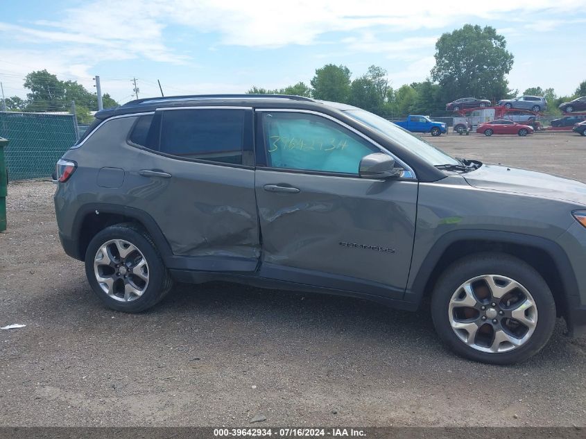 2020 Jeep Compass Limited 4X4 VIN: 3C4NJDCB3LT167385 Lot: 39642934