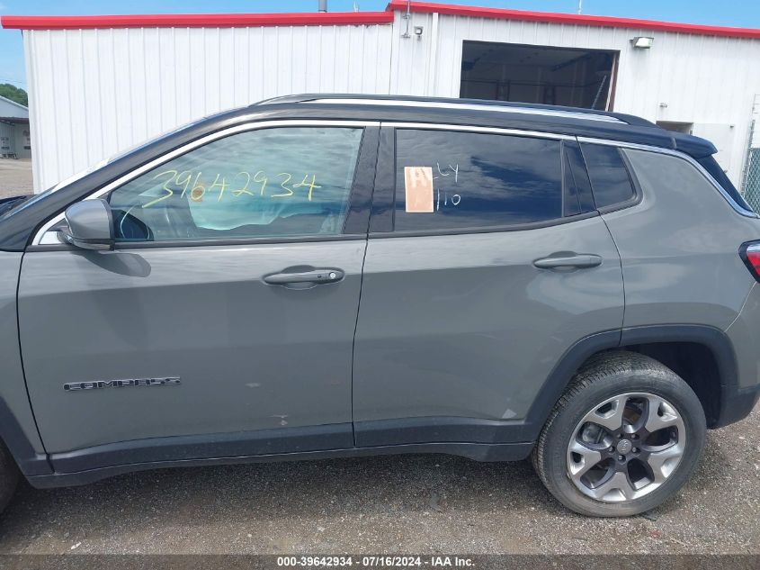 2020 Jeep Compass Limited 4X4 VIN: 3C4NJDCB3LT167385 Lot: 39642934