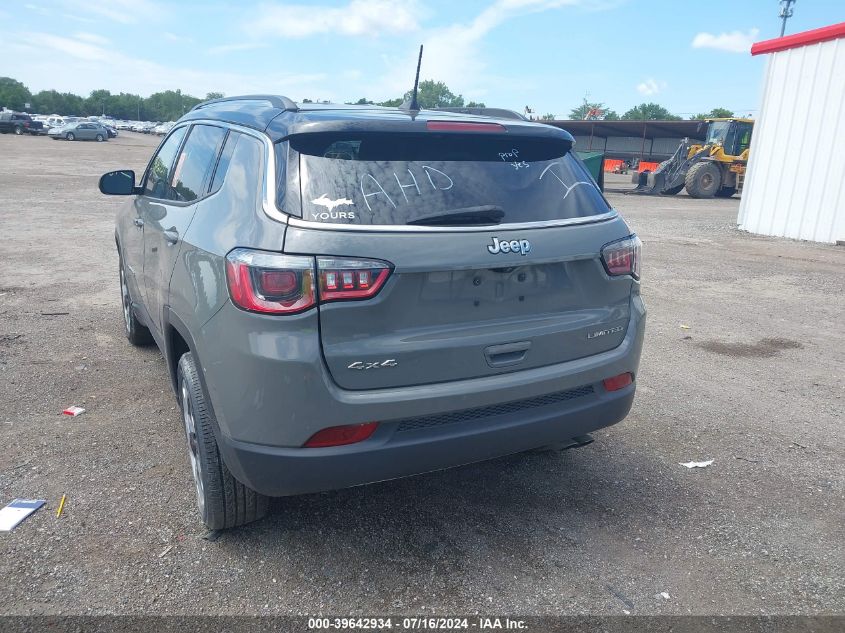2020 Jeep Compass Limited 4X4 VIN: 3C4NJDCB3LT167385 Lot: 39642934