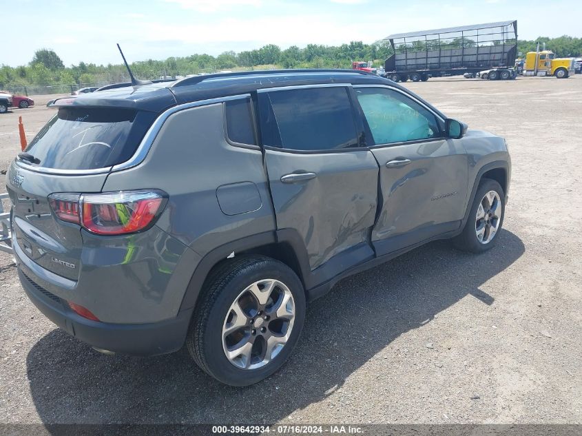 2020 Jeep Compass Limited 4X4 VIN: 3C4NJDCB3LT167385 Lot: 39642934