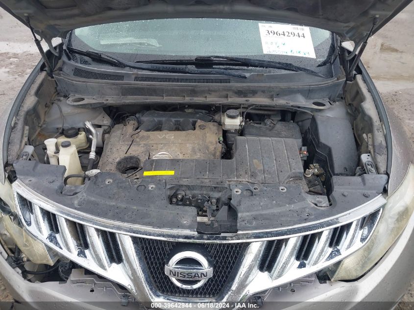 2009 Nissan Murano Sl VIN: JN8AZ18WX9W125918 Lot: 39642944