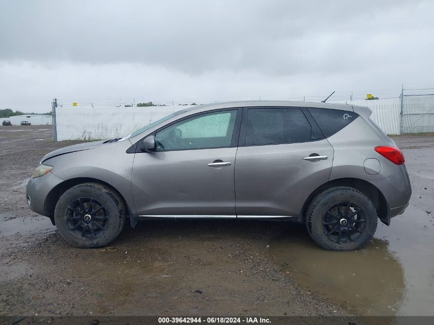 2009 Nissan Murano Sl VIN: JN8AZ18WX9W125918 Lot: 39642944