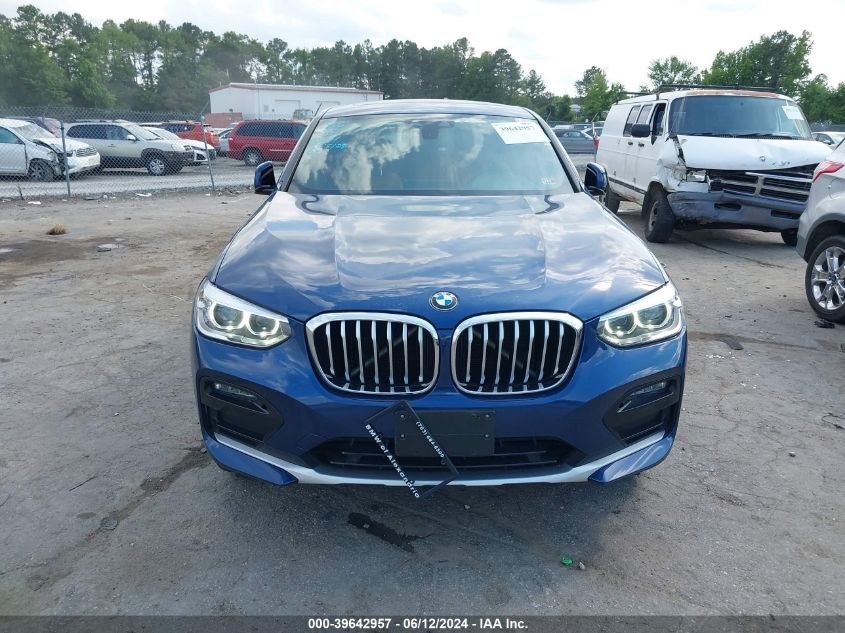 2020 BMW X4 xDrive30I VIN: 5UX2V1C08LLE67618 Lot: 39642957