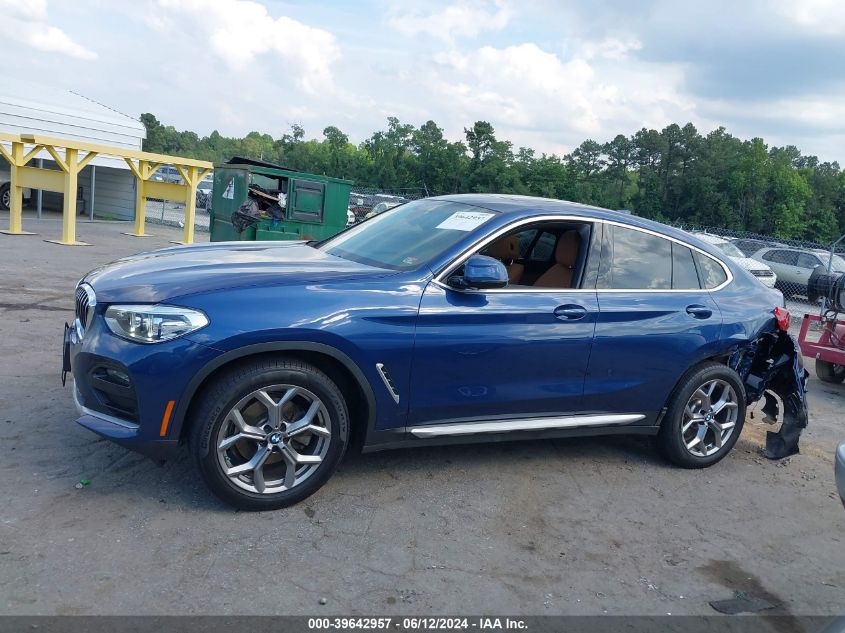 2020 BMW X4 xDrive30I VIN: 5UX2V1C08LLE67618 Lot: 39642957