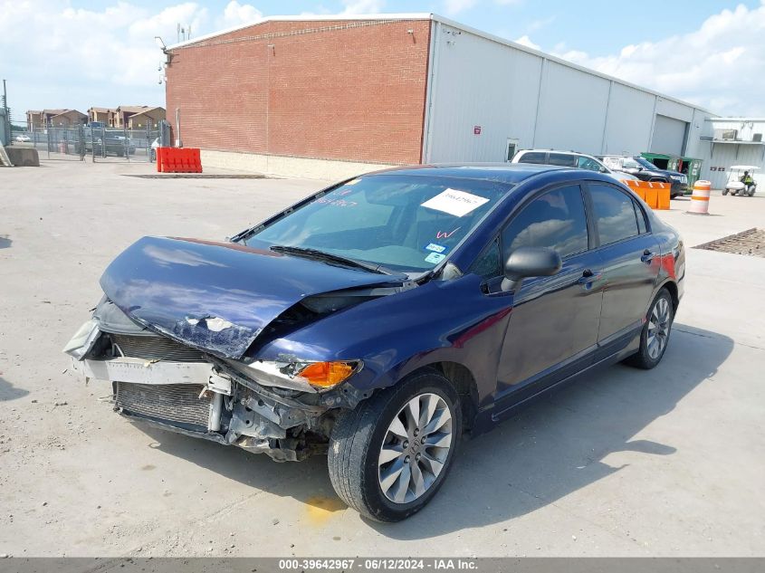 2008 Honda Civic Lx VIN: 1HGFA165X8L067653 Lot: 39642967