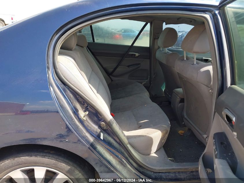 2008 Honda Civic Lx VIN: 1HGFA165X8L067653 Lot: 39642967