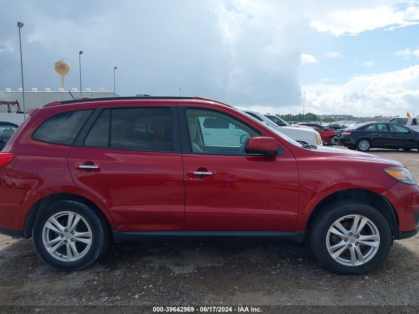 2012 Hyundai Santa Fe Limited V6 VIN: 5XYZK4AG8CG162154 Lot: 39642969