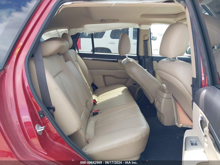 2012 Hyundai Santa Fe Limited V6 VIN: 5XYZK4AG8CG162154 Lot: 39642969