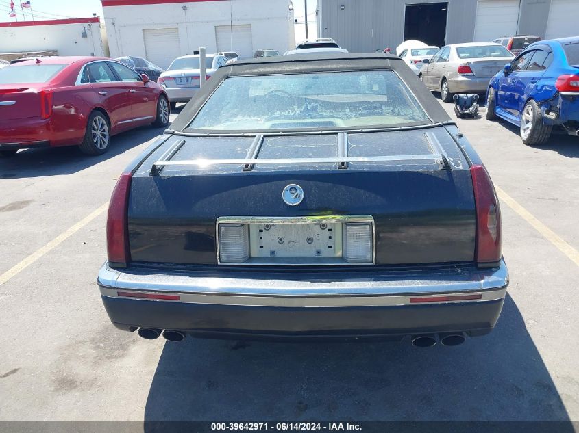 1992 Cadillac Eldorado VIN: 1G6EL13B1NU619614 Lot: 39642971