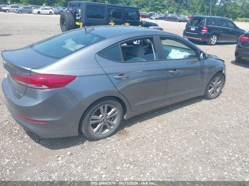 2018 HYUNDAI ELANTRA SEL - 5NPD84LF4JH372530