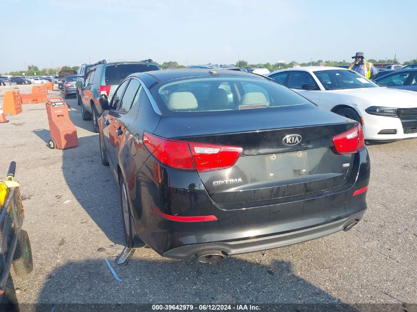 2015 Kia Optima Lx VIN: 5XXGM4A76FG419693 Lot: 39642979