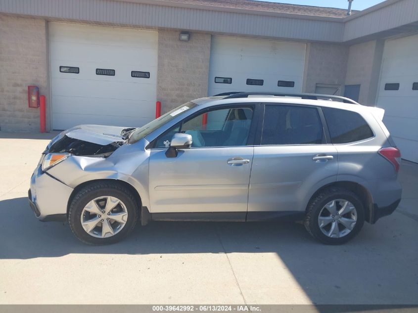 2014 Subaru Forester 2.5I Touring VIN: JF2SJAMC2EH490340 Lot: 39642992