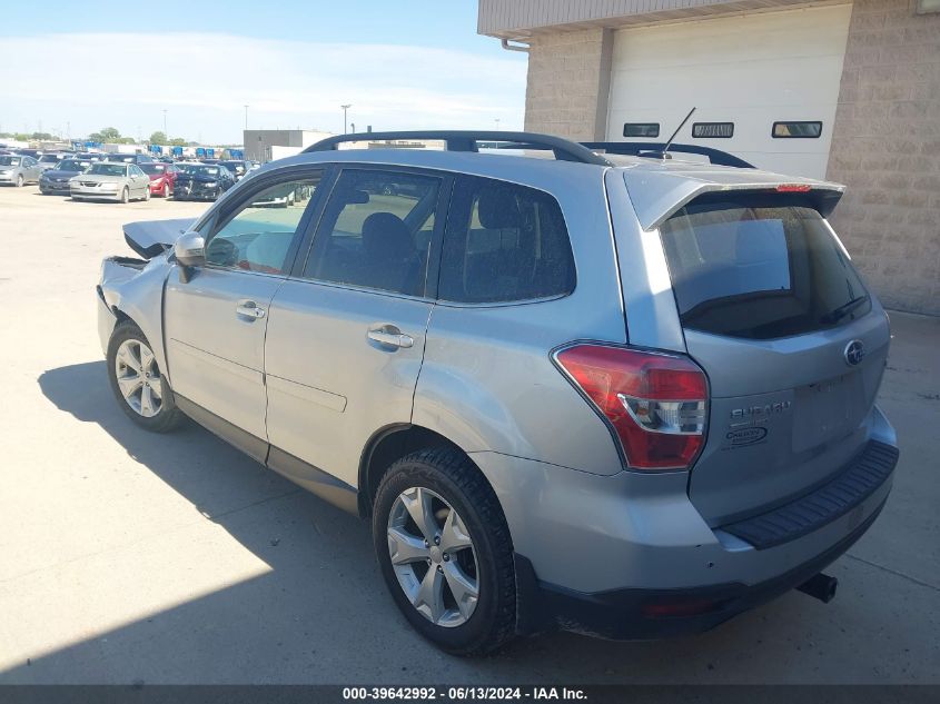 2014 Subaru Forester 2.5I Touring VIN: JF2SJAMC2EH490340 Lot: 39642992