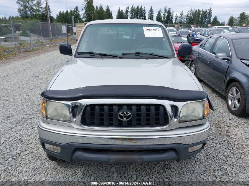 2001 Toyota Tacoma Base V6 VIN: 5TEWN72N11Z813894 Lot: 39643016