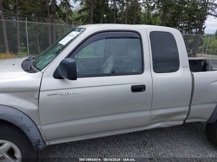 2001 Toyota Tacoma Base V6 VIN: 5TEWN72N11Z813894 Lot: 39643016