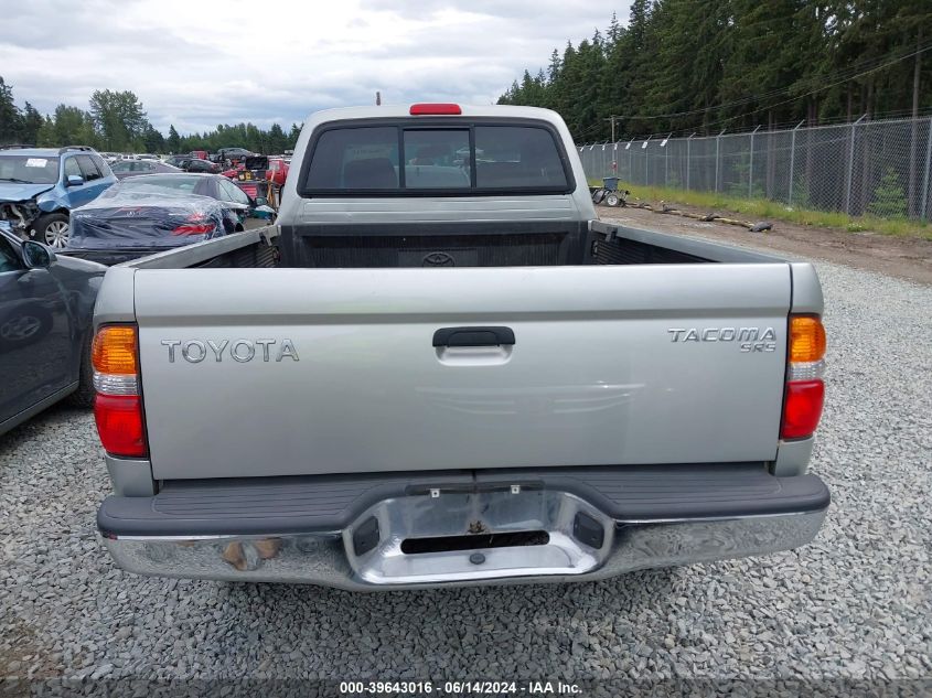 2001 Toyota Tacoma Base V6 VIN: 5TEWN72N11Z813894 Lot: 39643016