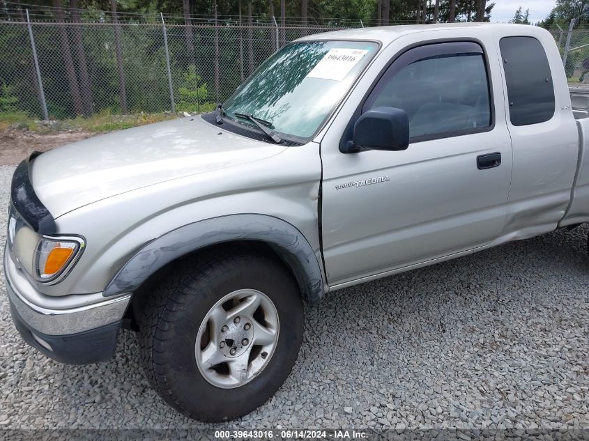 2001 Toyota Tacoma Base V6 VIN: 5TEWN72N11Z813894 Lot: 39643016