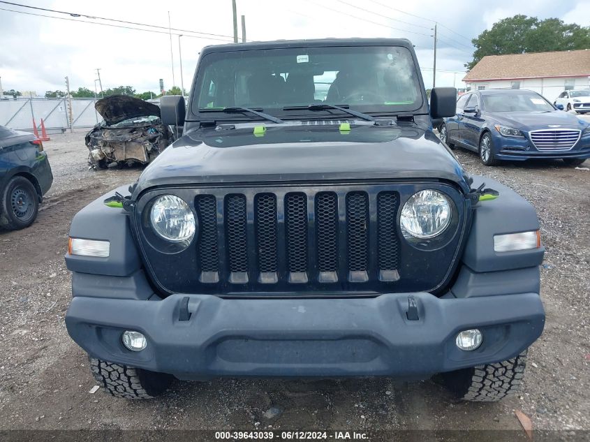 2020 Jeep Wrangler Unlimited Sport 4X4 VIN: 1C4HJXDG2LW241642 Lot: 39643039