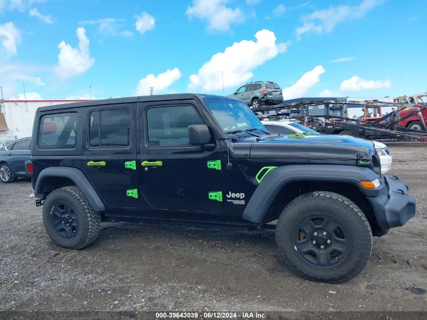 2020 Jeep Wrangler Unlimited Sport 4X4 VIN: 1C4HJXDG2LW241642 Lot: 39643039