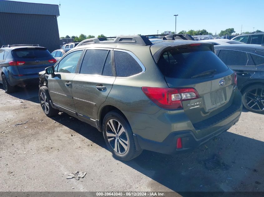 2018 Subaru Outback 3.6R Limited VIN: 4S4BSENC4J3217419 Lot: 39643040