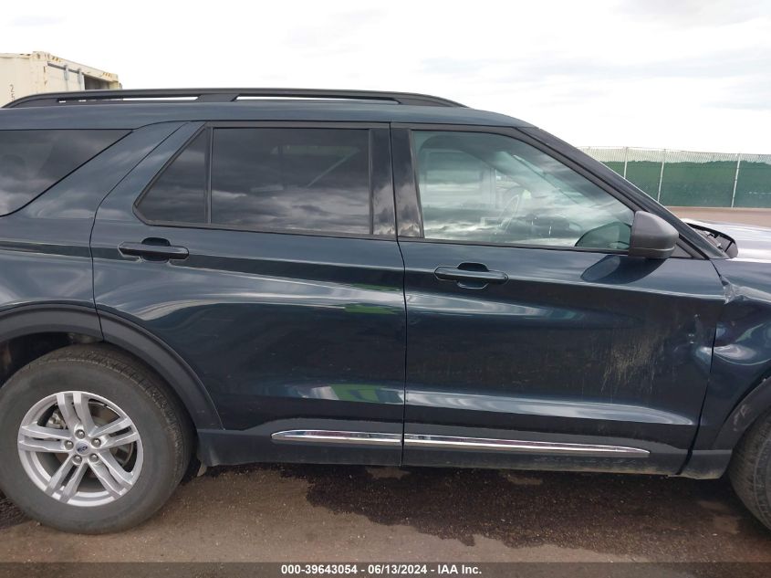 2022 Ford Explorer Xlt VIN: 1FMSK8DH4NGC31592 Lot: 39643054