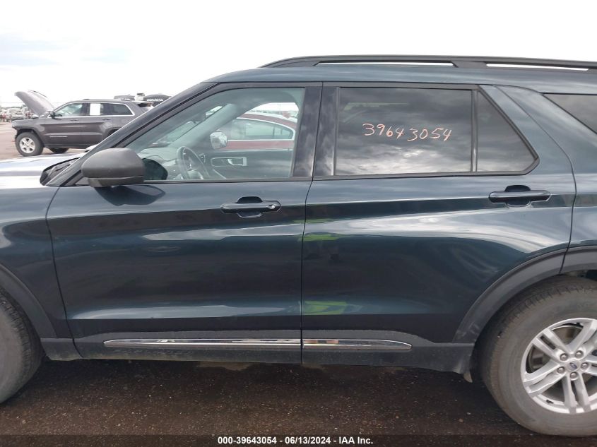 2022 Ford Explorer Xlt VIN: 1FMSK8DH4NGC31592 Lot: 39643054