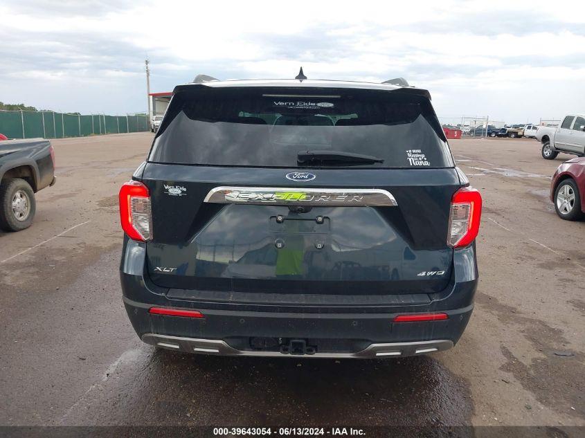 2022 Ford Explorer Xlt VIN: 1FMSK8DH4NGC31592 Lot: 39643054