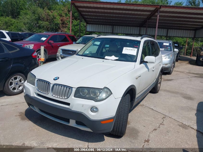 2007 BMW X3 3.0Si VIN: WBXPC93417WF15630 Lot: 39643055