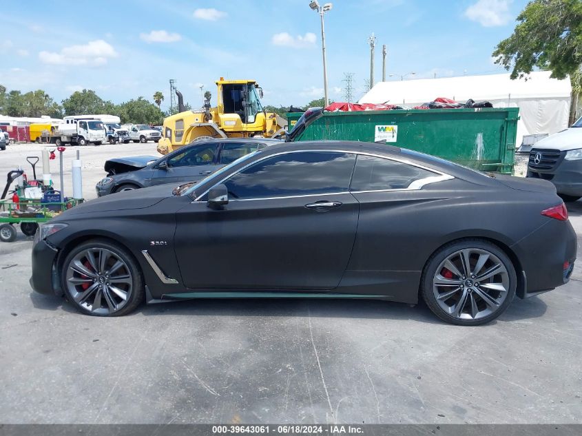 2018 Infiniti Q60 3.0T Red Sport 400 VIN: JN1FV7ELXJM630659 Lot: 39643061