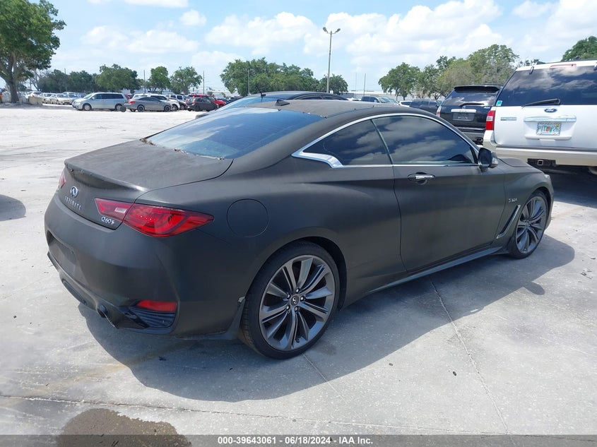 2018 Infiniti Q60 3.0T Red Sport 400 VIN: JN1FV7ELXJM630659 Lot: 39643061
