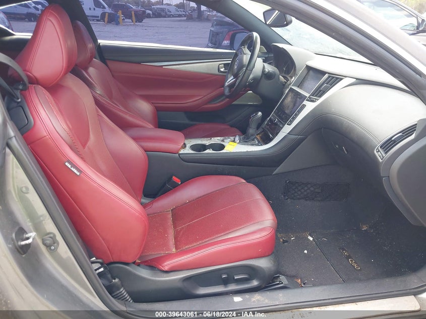 2018 Infiniti Q60 3.0T Red Sport 400 VIN: JN1FV7ELXJM630659 Lot: 39643061