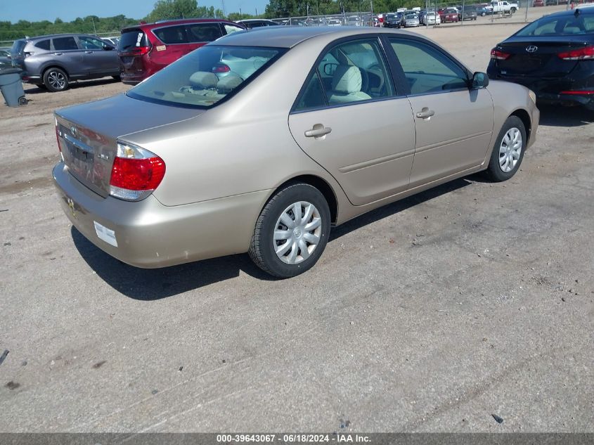 2005 Toyota Camry Std VIN: 4T1BE32K15U522044 Lot: 39643067