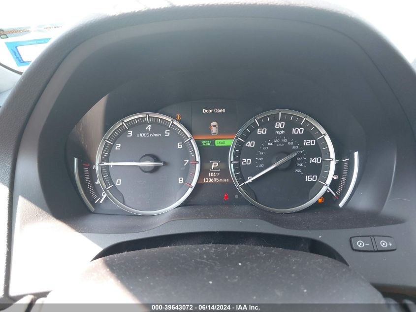 2016 Acura Mdx Technology Acurawatch Plus Packages/Technology Package VIN: 5FRYD3H45GB009786 Lot: 39643072