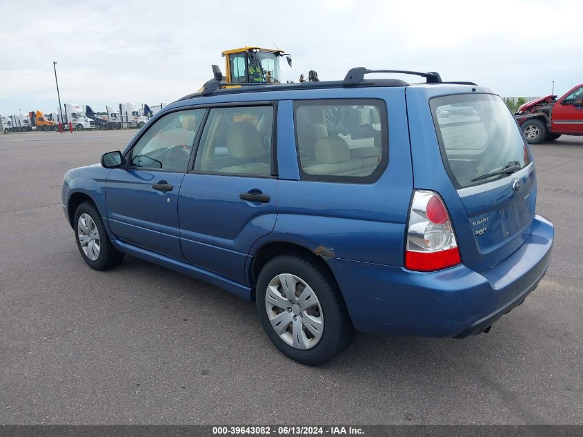 2008 Subaru Forester 2.5X VIN: JF1SG63668H712278 Lot: 39643082