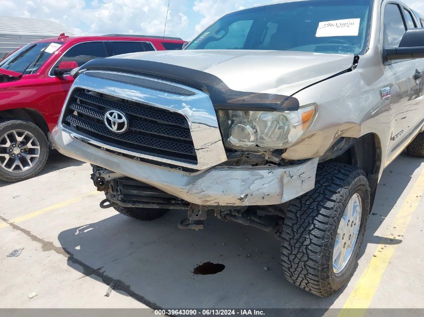 2007 Toyota Tundra Sr5 5.7L V8 VIN: 5TFBV54147X025169 Lot: 39643090