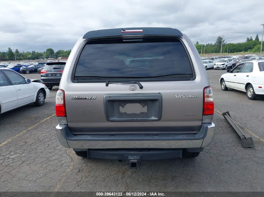 2001 Toyota 4Runner Sr5 V6 VIN: JT3HN86R919052494 Lot: 39643122