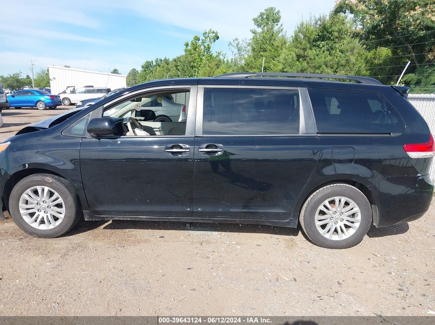 2014 Toyota Sienna Xle V6 8 Passenger VIN: 5TDYK3DCXES459866 Lot: 39643124