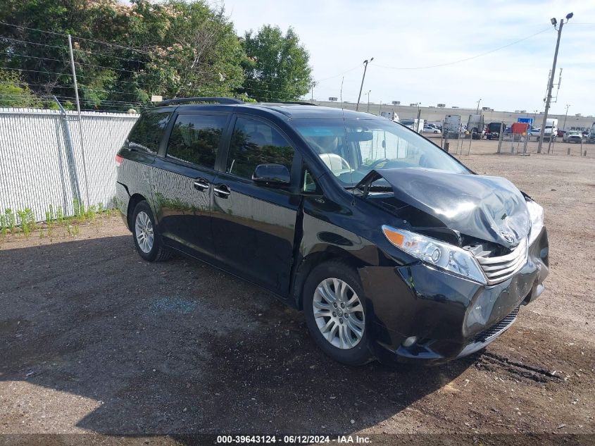 2014 Toyota Sienna Xle V6 8 Passenger VIN: 5TDYK3DCXES459866 Lot: 39643124