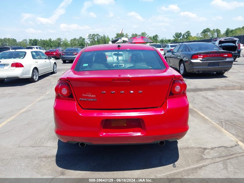 2014 Dodge Avenger Se VIN: 1C3CDZAG4EN132839 Lot: 39643129