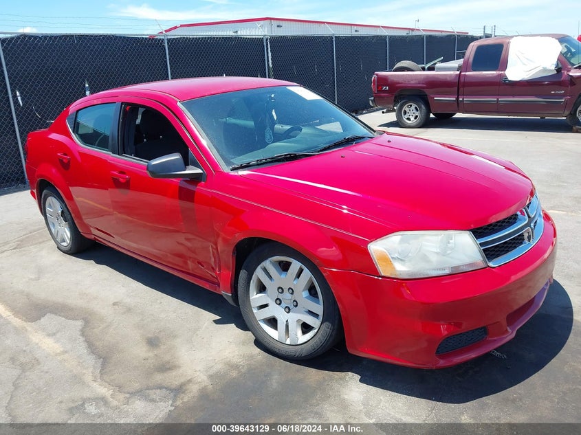 2014 DODGE AVENGER SE - 1C3CDZAG4EN132839