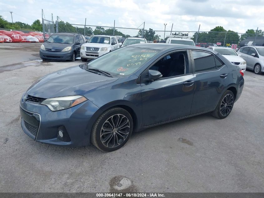 2016 Toyota Corolla S Plus VIN: 2T1BURHE4GC529565 Lot: 39643147