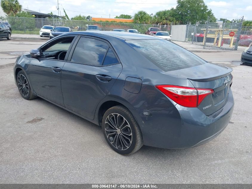 2016 Toyota Corolla S Plus VIN: 2T1BURHE4GC529565 Lot: 39643147