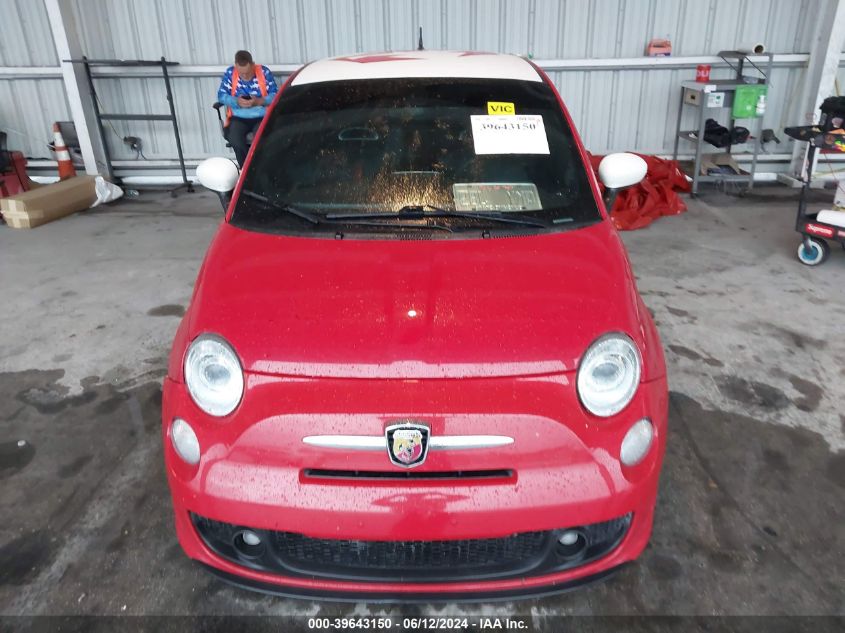 2017 Fiat 500 Abarth VIN: 3C3CFFFH6HT694367 Lot: 39643150